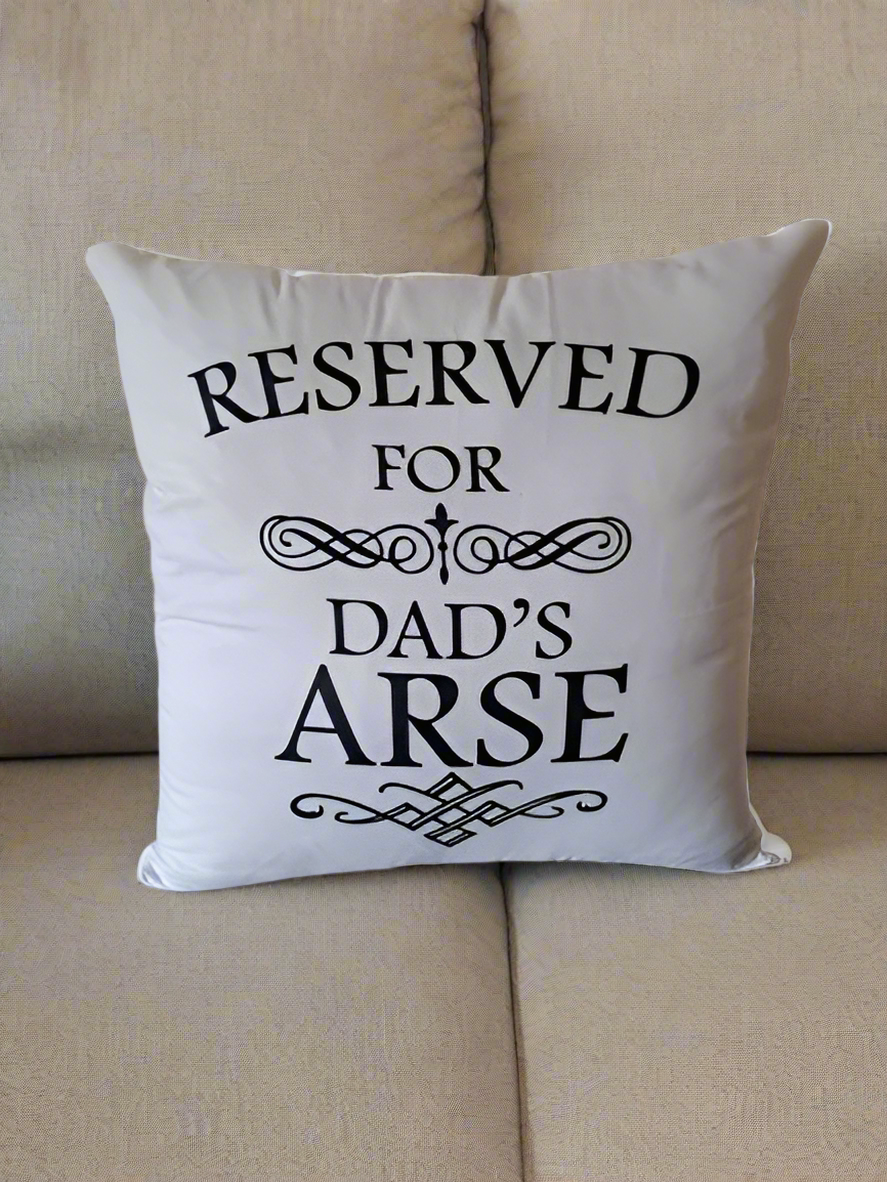 Dad Humorous Printed Cushion