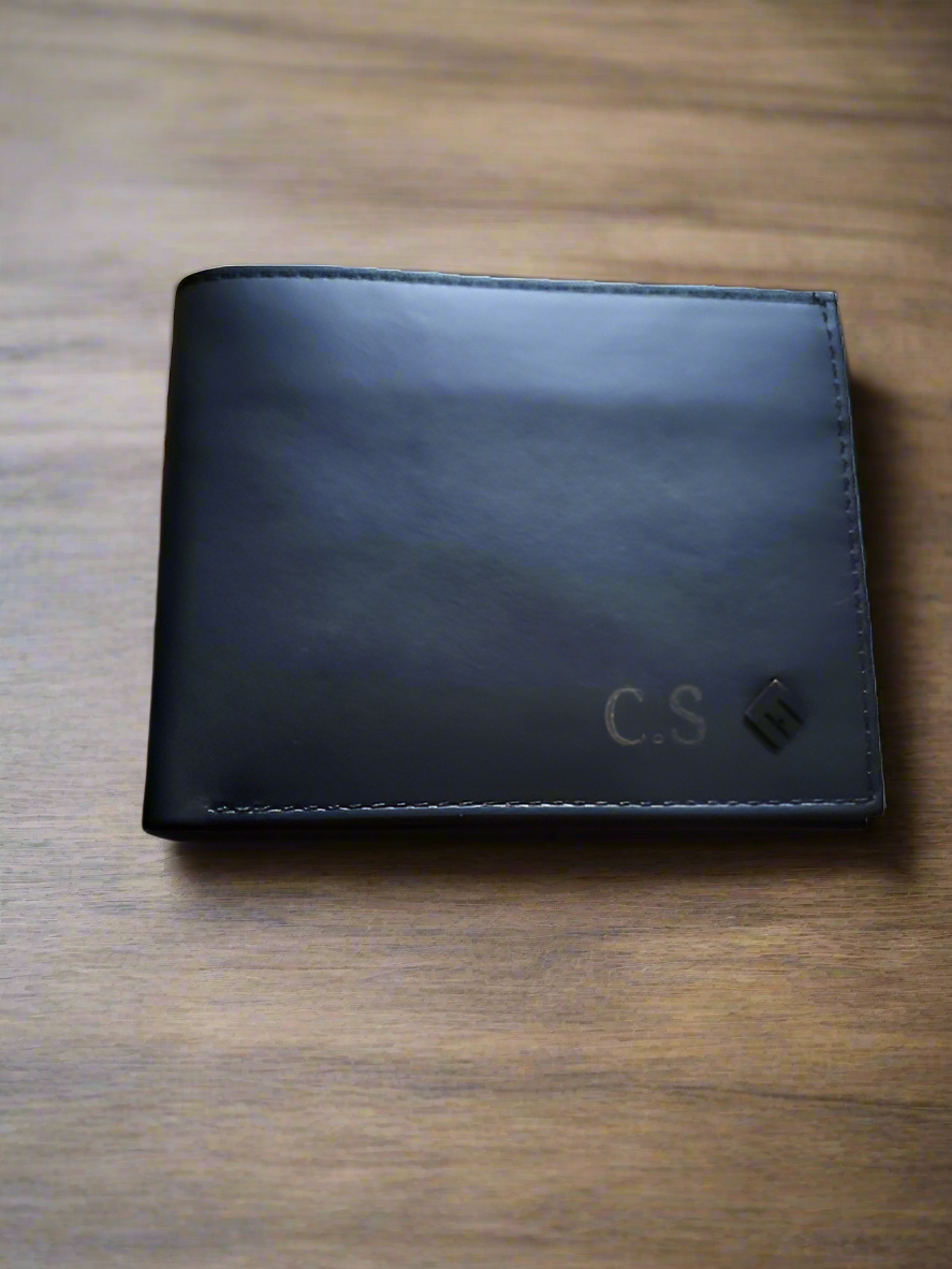 Genuine Leather Men's Wallet with Separate Card Holder