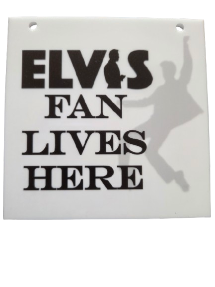 Elvis Fan Acrylic Plaque