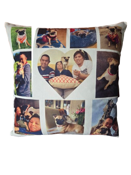 Personalised Photograph Cushion Cover, 40 x 40cm