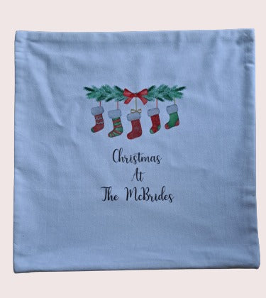 Personalised Family Name Christmas Cushion/Cover