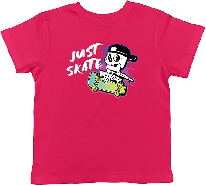 Just Skate Girls Short Sleeve Pink T-Shirt - Age 9-11