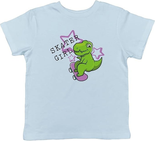 Skater Girl Kids T-Shirt -  Size L  (9 yrs)