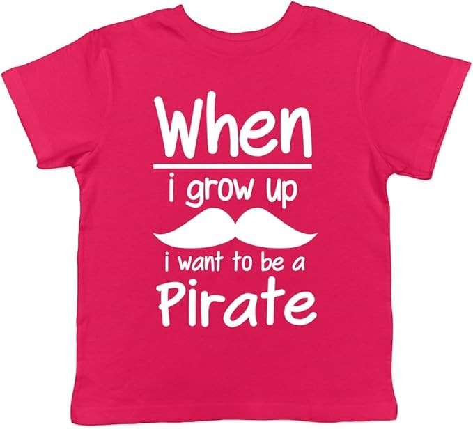 When I Grow Up Girls Short Sleeve Pink T-Shirt - Age 9-11