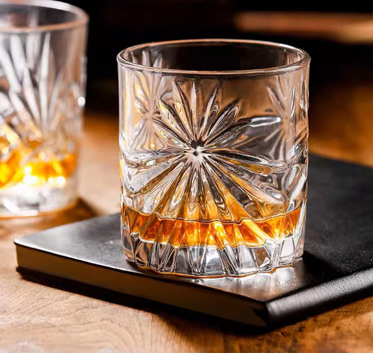 Whisky Glass 300ml Lead Free Vintage Tumbler