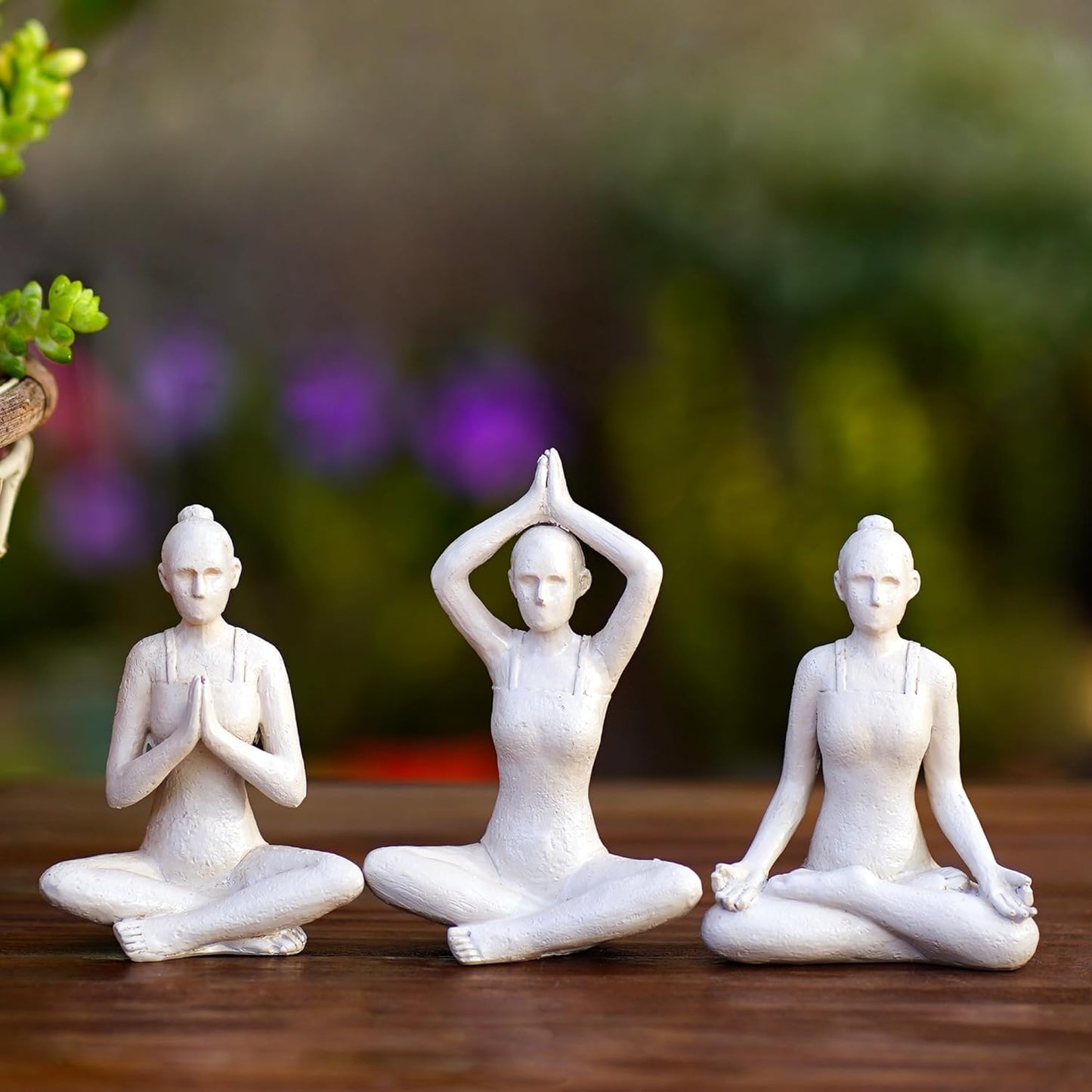 Yoga Lady Figurines Spiritual Decor - Meditation Yoga Statues