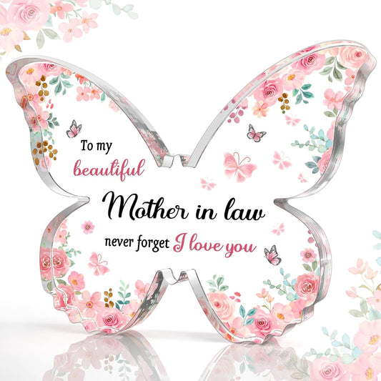 Acrylic Printed Butterfly - Mother in Law Gift