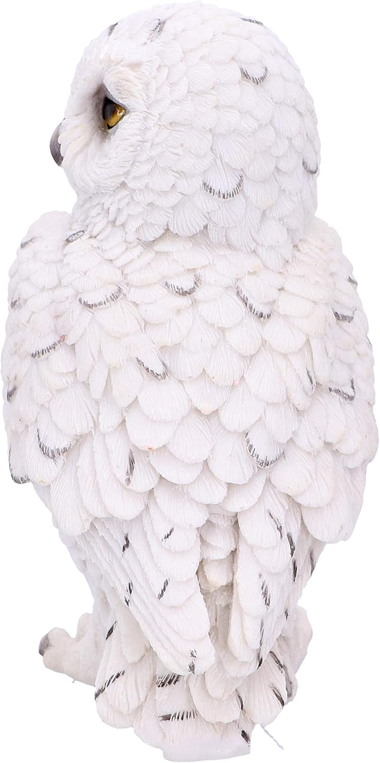 Nemesis Now Snowy Watch Owl Figurine, White, 13cm