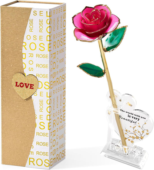 Gold Dipped 24K Forever Preserved Rose