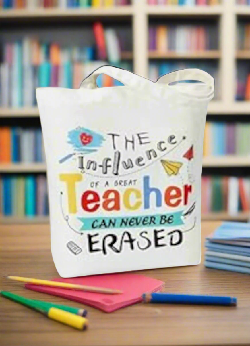 Teacher Appreciation Canvas Tote Bag