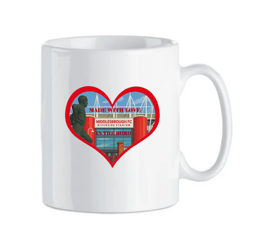 Made from Love in the Boro - MIddlesbrough Mug
