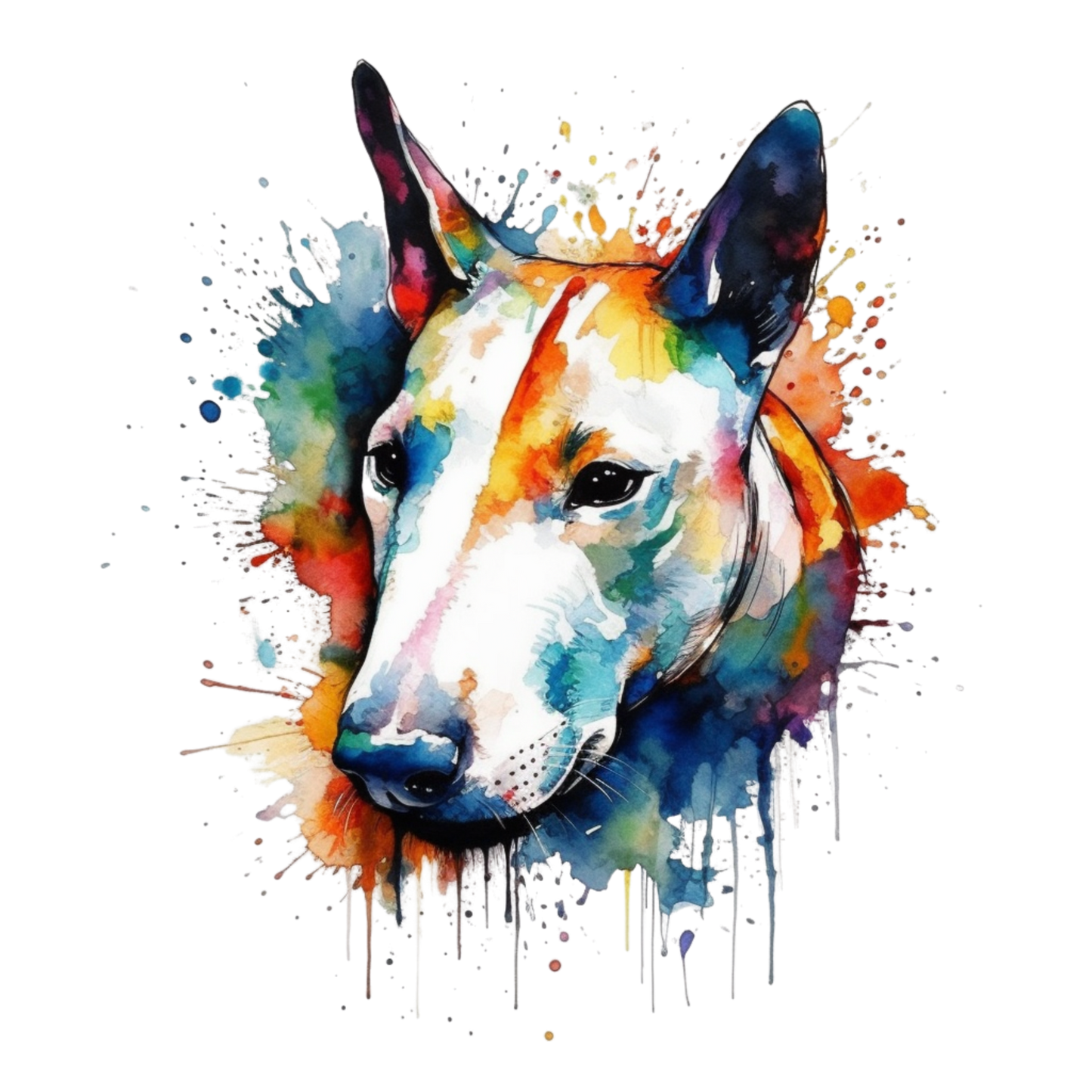 Dog Breed Art Paint Splash Portrait Mug