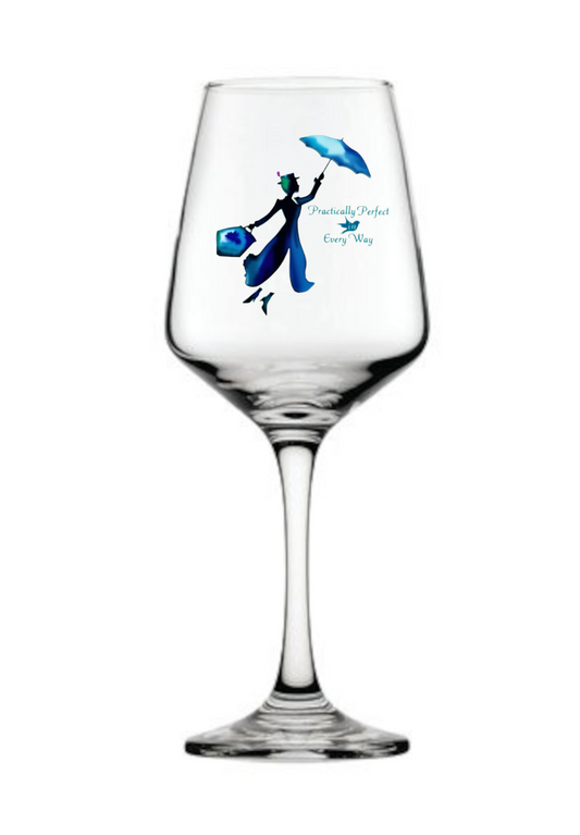Practically Perfect Large 390ml Wine Glass