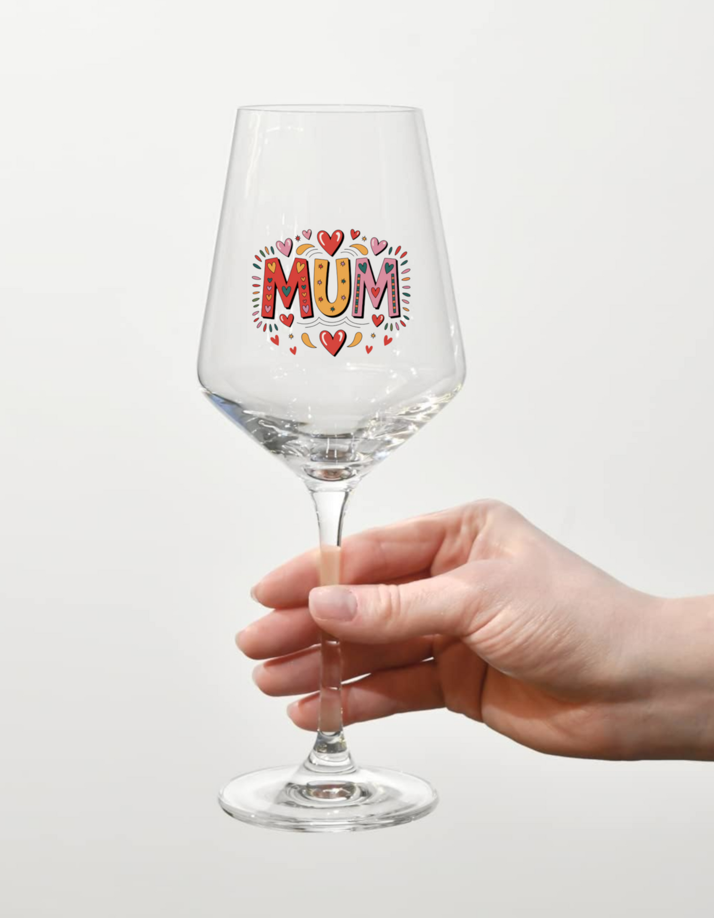 Mum Large 390ml Wine Glass