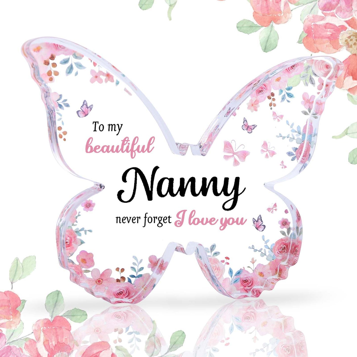 Acrylic Printed Butterfly - Nanny