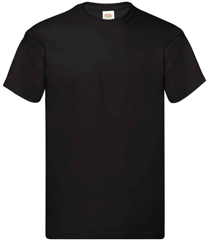 Wholesale Joblot Fruit of the Loom Original Black Men's T-Shirt - Pack of 12