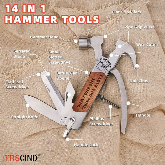 Engraved Multitool Hammer Gift