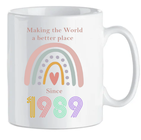 Rainbow Age Mug - Make the World a Better Place