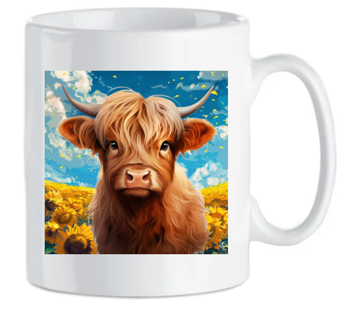 Highland Cow Mug - Home is Where the Herd Is