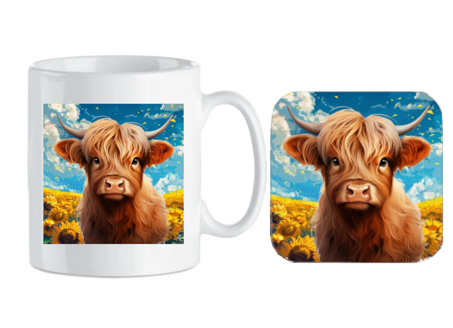 Highland Cow Mug - Home is Where the Herd Is