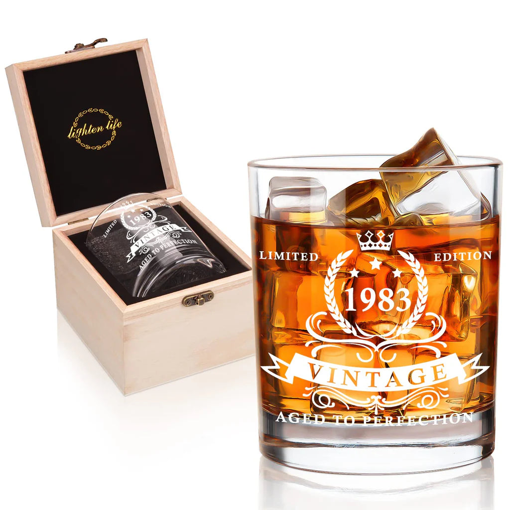 1983 Birthday Whisky Glass