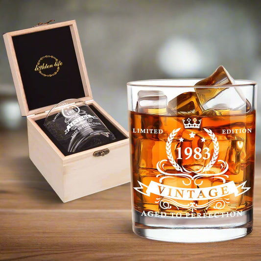 1983 Birthday Whisky Glass