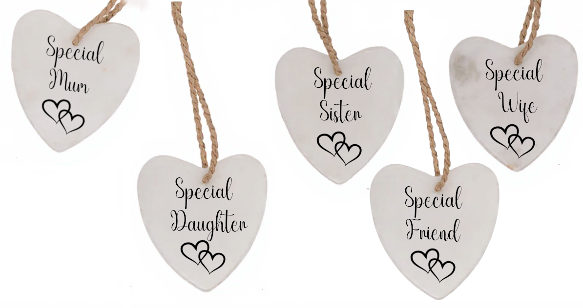 Marble Hanging Heart Gift