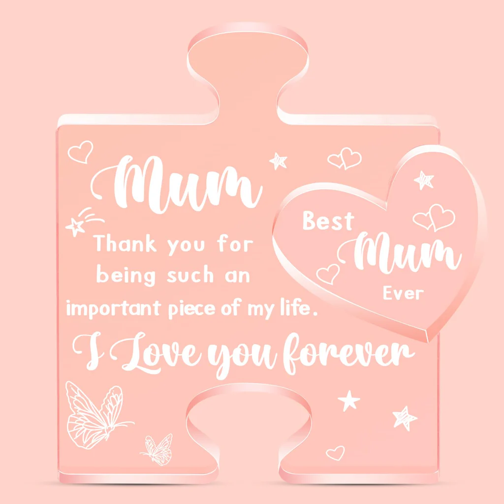 Mum Acrylic Jigsaw Puzzle Plaque