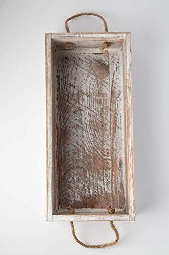 Wooden Bathroom Decor Box 2 Sides with Funny Sayings