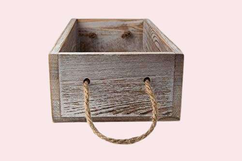 Wooden Bathroom Decor Box 2 Sides with Funny Sayings