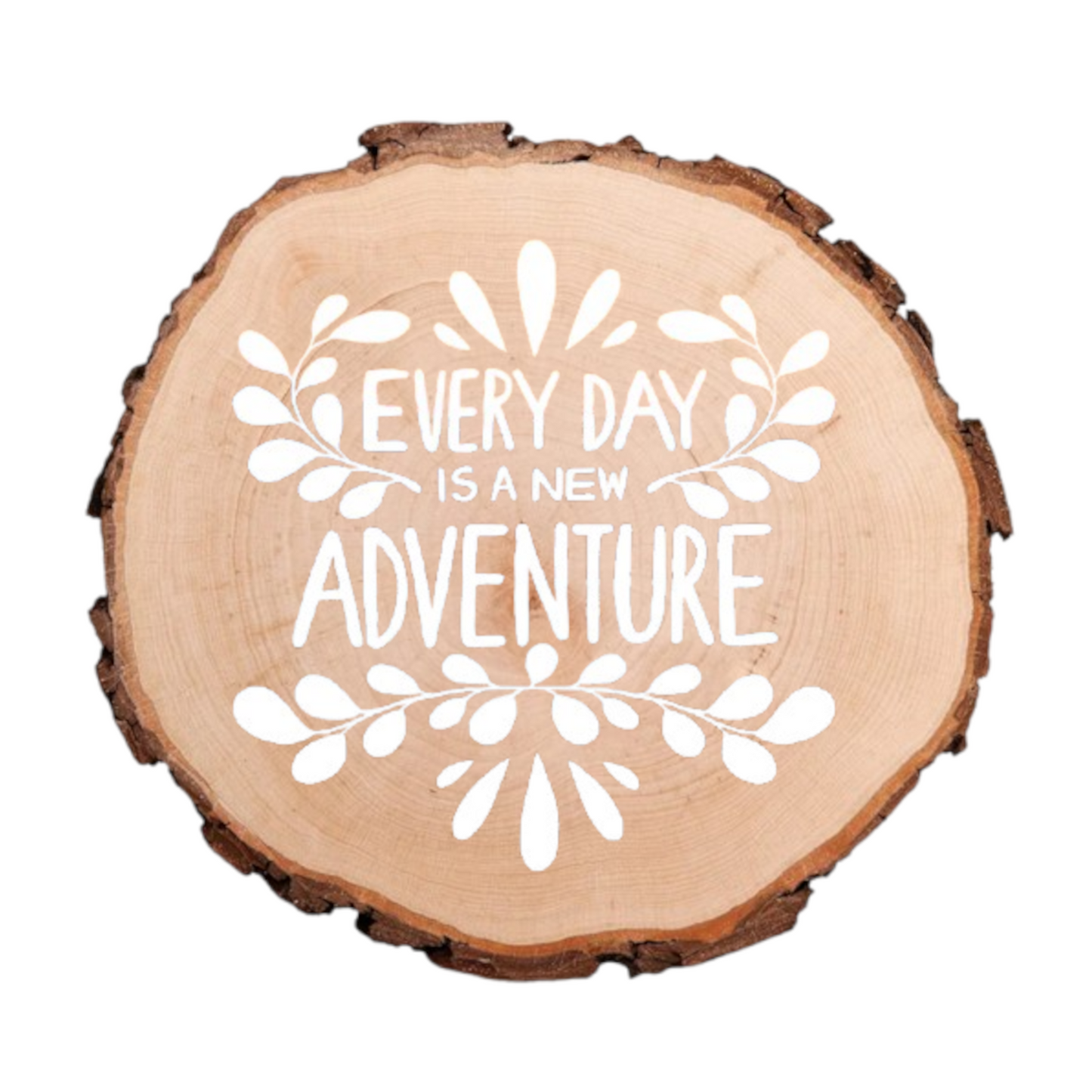 Inspirational Printed Tree Wood Slice