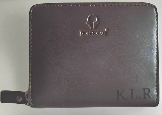 Genuine Brown Leather Ladies Wallet Personalised