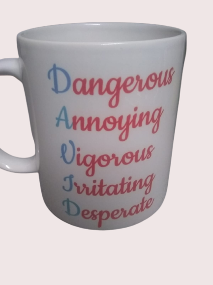 Personalised Humorous Initial Mug