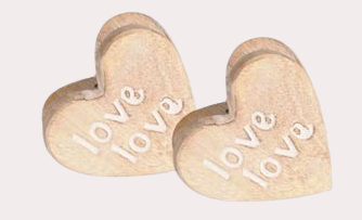 Mango Wood 8.3cm Paper Clips