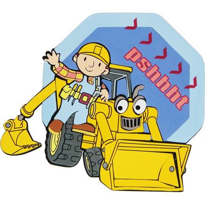 Bob The Builder Wall Art, Foam Stickers - Pack of 2