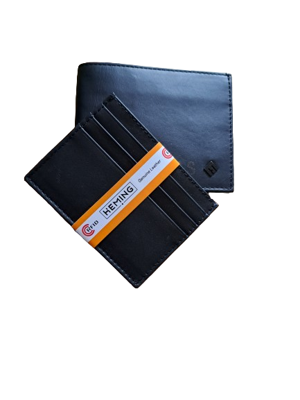 Genuine Leather Men's Wallet with Separate Card Holder