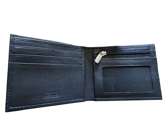 Genuine Leather Men's Wallet with Separate Card Holder