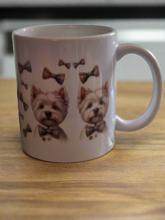 Cute Westie Dog Ceramic Mug