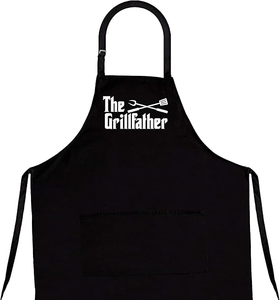 Premium Quality Funny Apron - King of the Grill and Grill Father