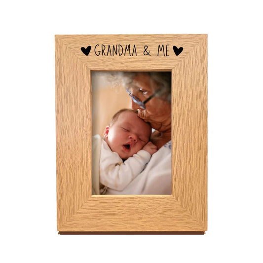 6x4 Portrait Picture Photo Frame Grandma & Me Gift
