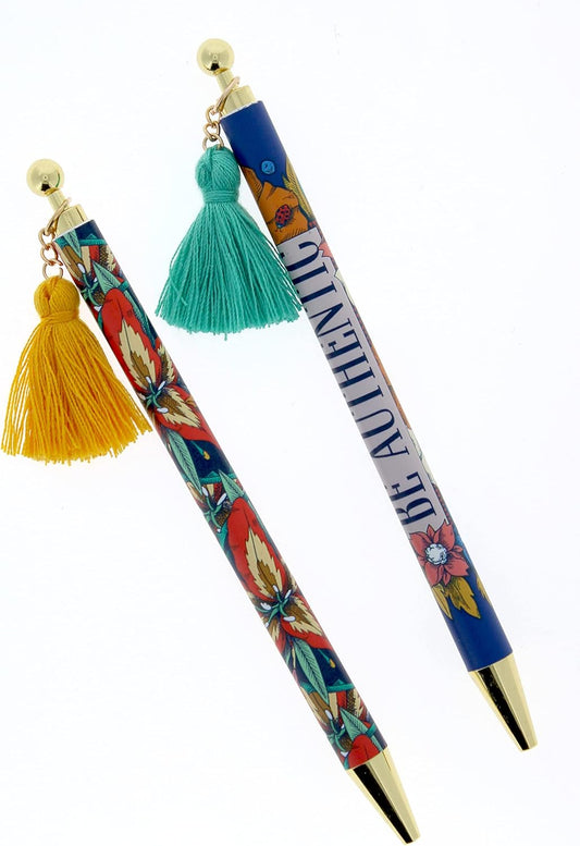 Floral Tassel Pen Gift Set