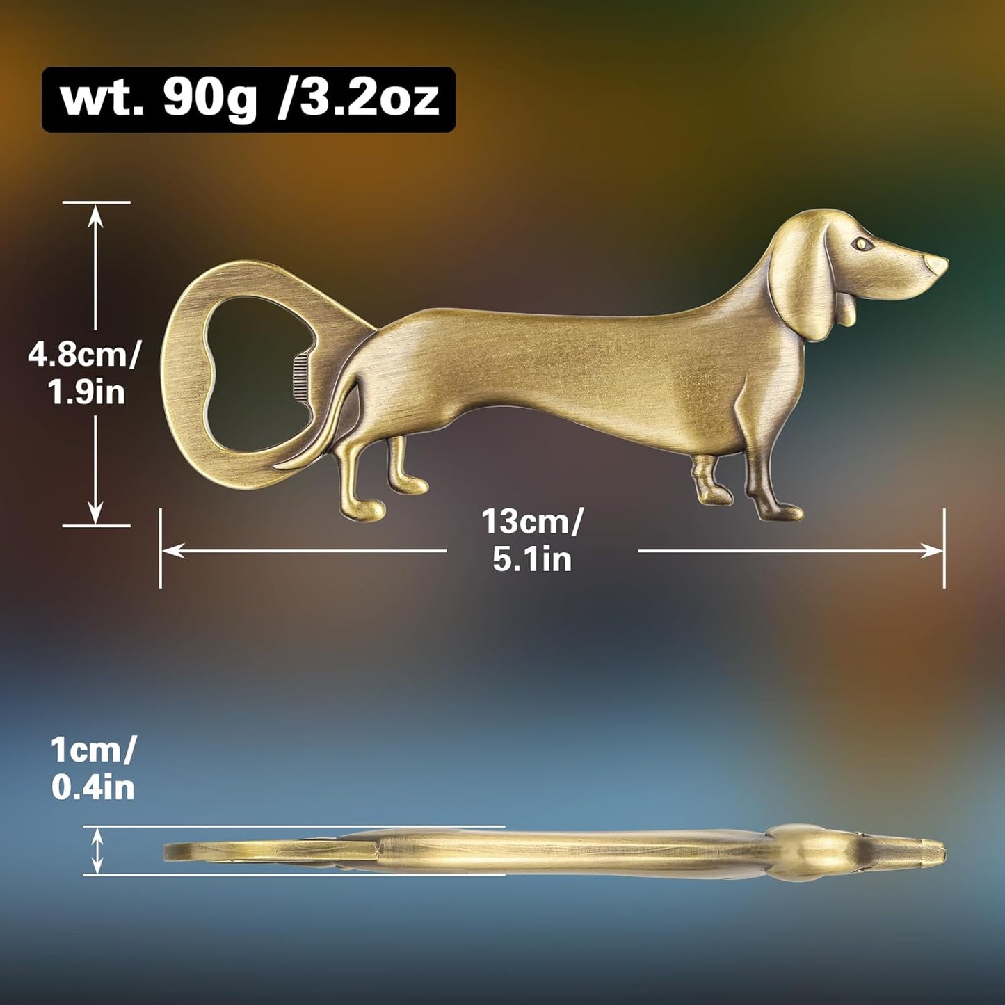 Dachshund Metal Beer Bottle Opener