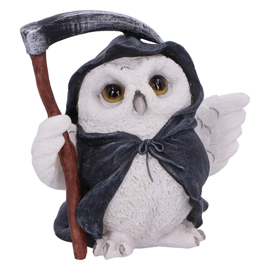 Nemesis Now Flight Grim Reaper Owl Familiar Figurine, White, 12.5cm
