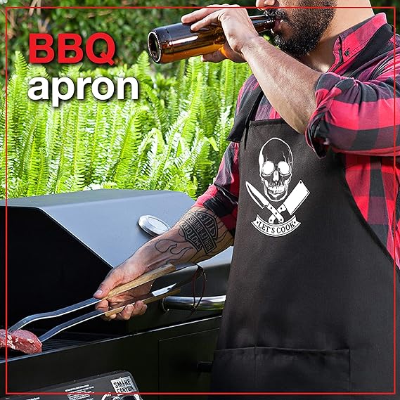 Premium Quality Funny Apron - King of the Grill and Grill Father