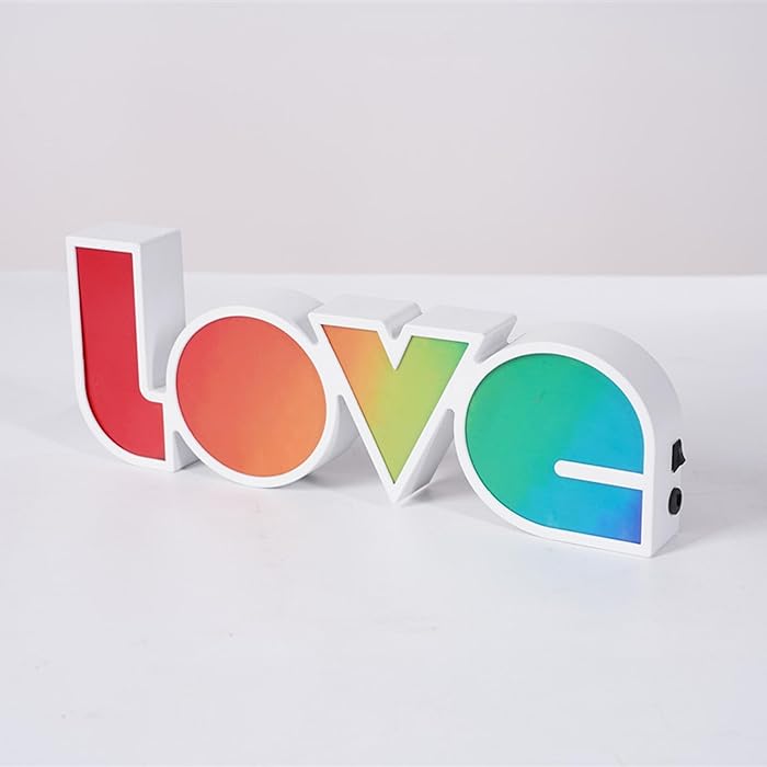 Love 3D Letter Light LED