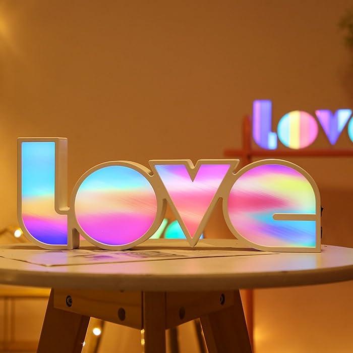 Love 3D Letter Light LED