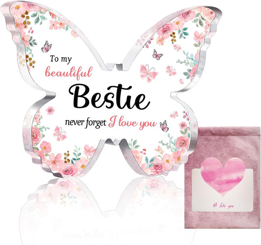 Acrylic Printed Butterfly - Bestie