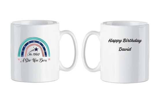 Personalised Birthday Mug - Year of Birth