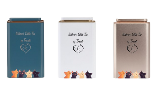 Personalised Small Metal Cat Treat Tin