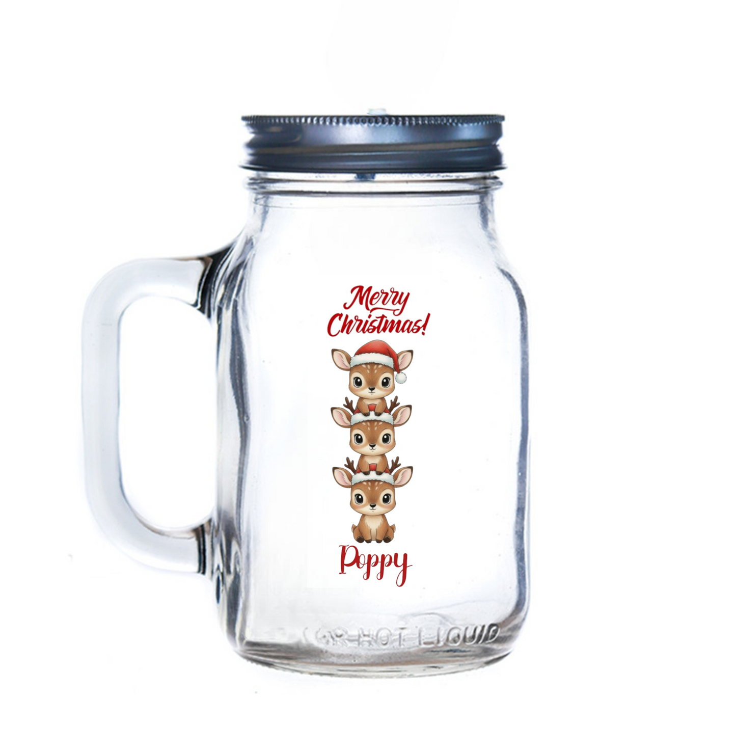 Personalised Christmas Mason Jar